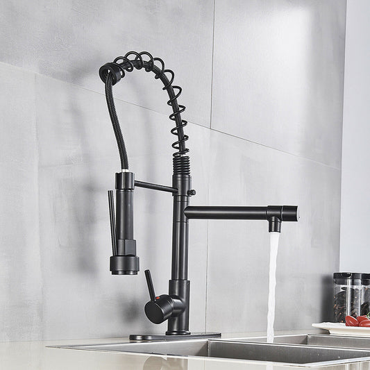 Stainless Steel Kitchen Faucet Dual Sprayer