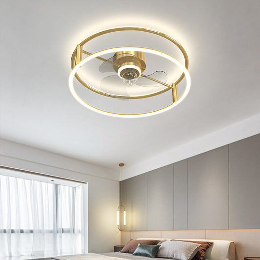 Modern Bedroom Ceiling Fan Light