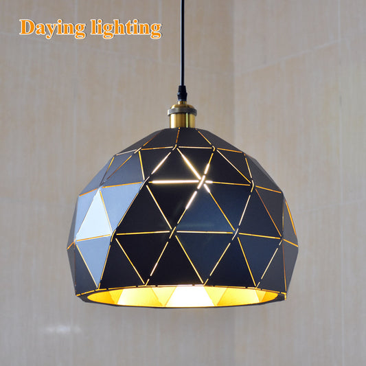 Geometric Pendant Light Dining Room